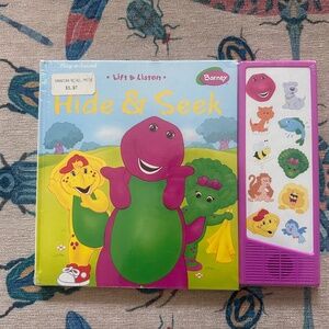 Sealed Vintage 1997 Barney Lift and Listen book